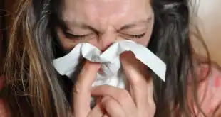 Paciente sob tratamento de antibioticoterapia para influenza